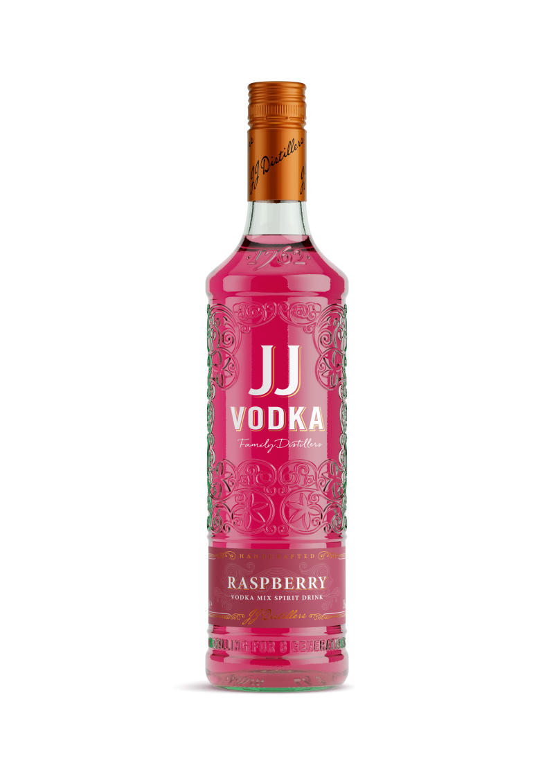 JJ Raspberry Vodka Mix Spirit Drink 70cl – The Drop Store