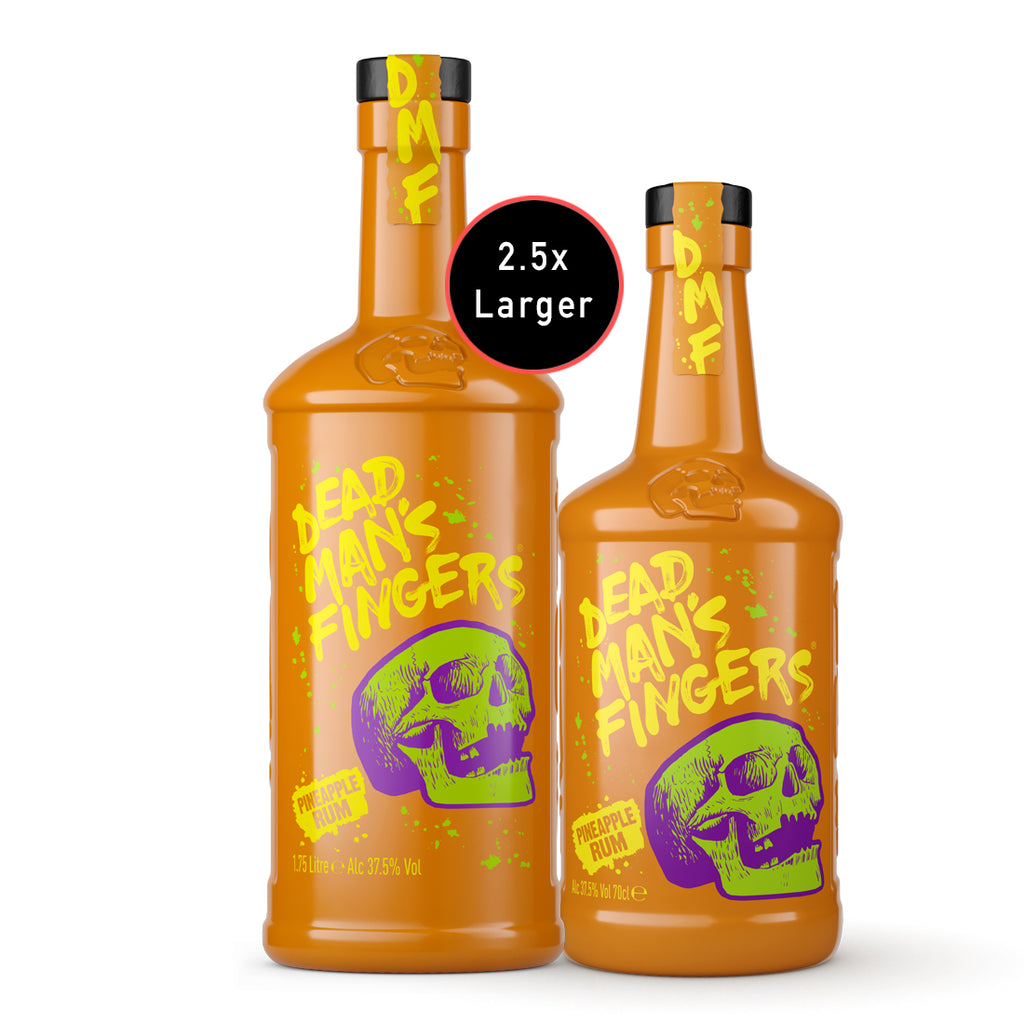 Dead Man's Fingers Pineapple Rum Extra Large 1.75 Litre The Drop Store