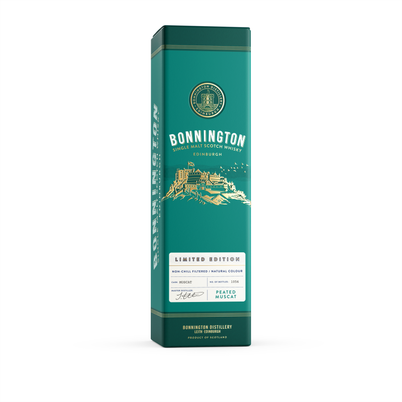 Bonnington Single Malt Peated Muscat Limited Edition.