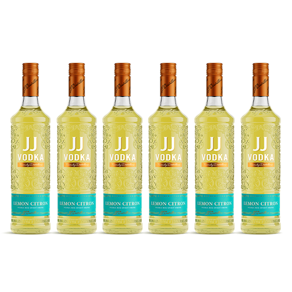 JJ Lemon Citron Vodka Mix Spirit Drink CASE 6X70CL