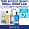 Triple Distilled Delights: Cognac, Whisky & Gin