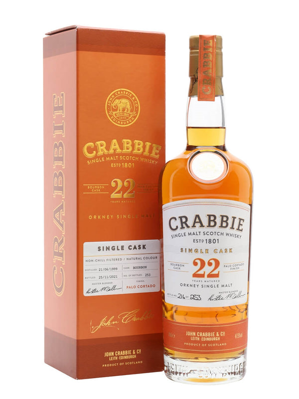Crabbie 22 year old Single Malt Scotch Whisky