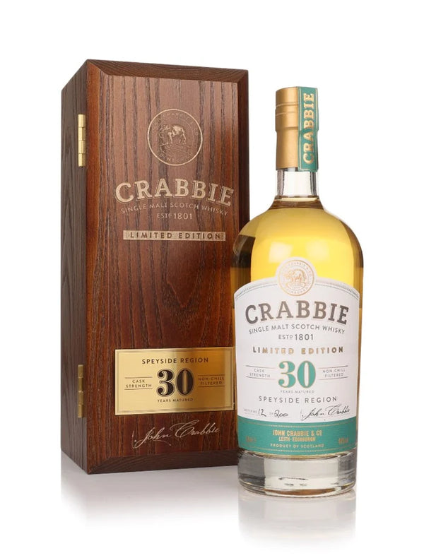 Crabbie 30 Year Old Speyside Single Malt Scotch Whisky