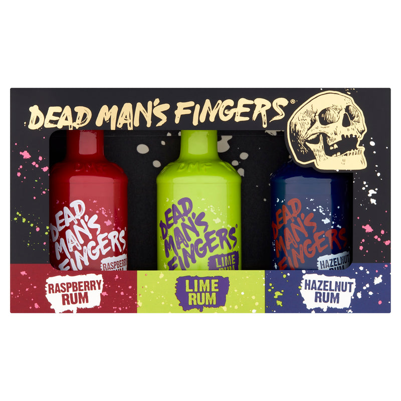 Dead Man's Fingers Gift Pack of 3 Miniatures: Raspberry, Lime & Hazelnut