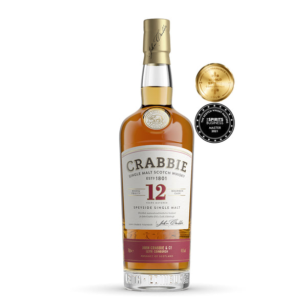 Crabbie 12 Year Old Speyside Single Malt Scotch Whisky