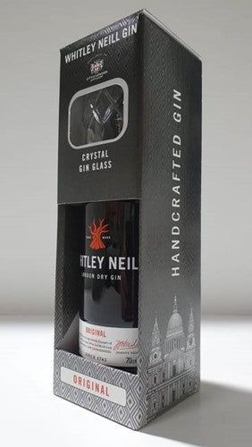 Whitley Neill Original Gin with Crystal Glass