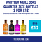 Whitley Neill 20cl Quarter Bottles 2 for £12