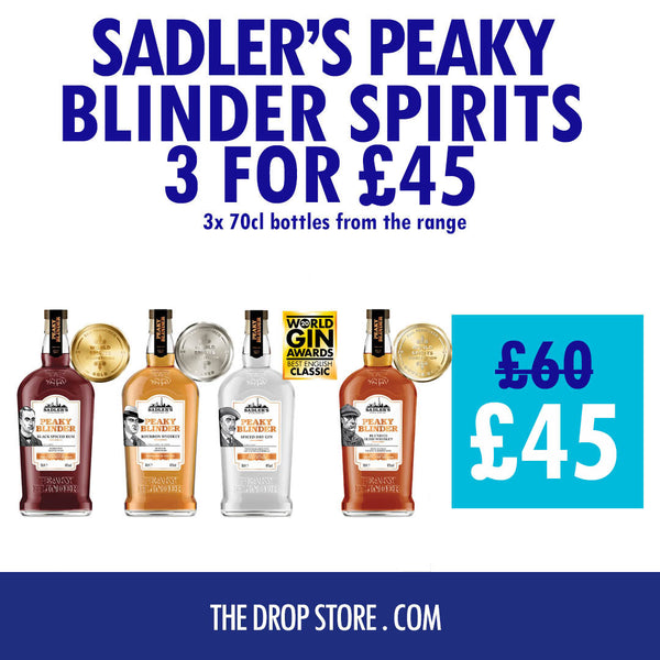 Sadler's Peaky Blinder Spirits 3 for £45