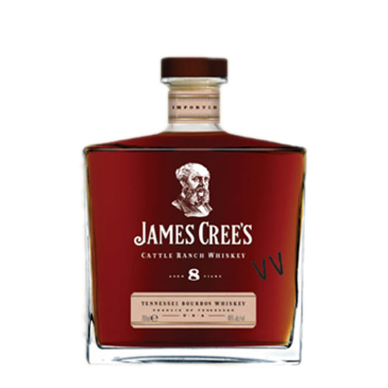 James Cree's 8 Year Old Cattle Ranch Bourbon Whiskey