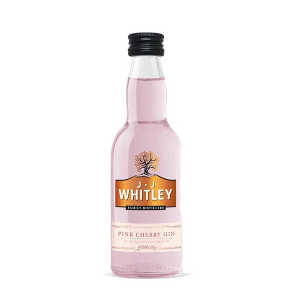 JJ Whitley Pink Cherry Gin 12x5cl Miniatures