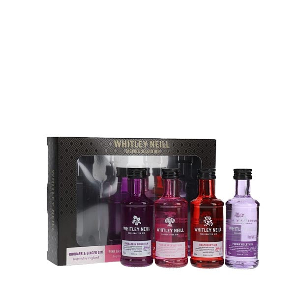 Whitley Neill Gin Flavoured Tasting Selection 4x5cl