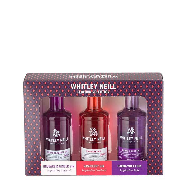 Whitley Neill Gin Flavoured Tasting Pack 3x5cl